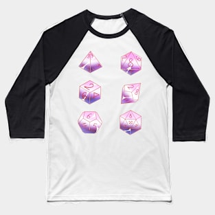 Pastel gender fluid dice set Baseball T-Shirt